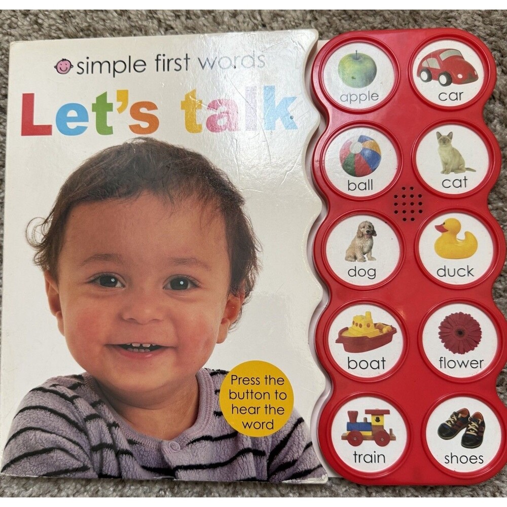 Simple First Words Let's Talk by Roger Priddy (Children's Board Books)
